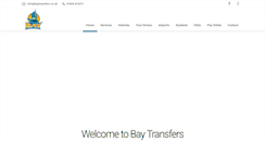 Desktop Screenshot of baytransfers.co.uk