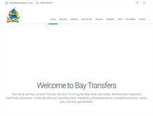 Tablet Screenshot of baytransfers.co.uk